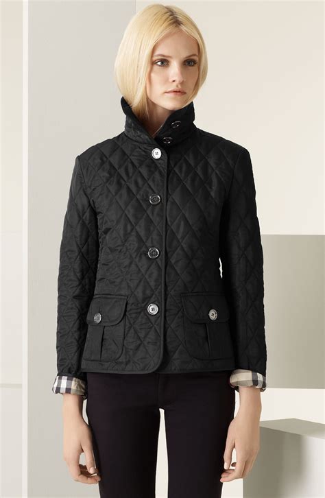 burberry brit quilted jacket clearance|burberry diamond quilted jacket women's.